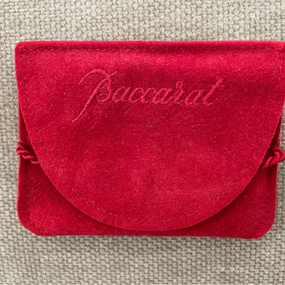 Baccarat crystal clear Heart Pendant Necklace Glass with box - Picture 8 of 8